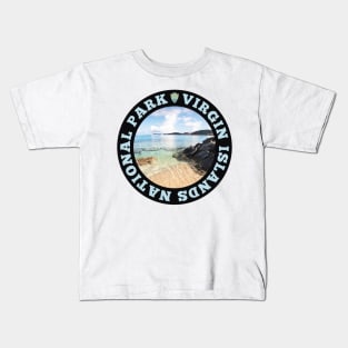 Virgin Islands National Park circle Kids T-Shirt